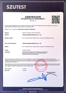 몬드 고품질 CE ISO 인증 20CrMo 소재 유압 브레이커 (저소음형 1-45톤 굴삭기용) - Product Image 6