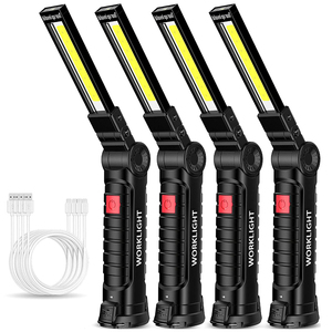 Luce da Lavoro LED Ricaricabile USB Pieghevole con Rotazione a 360 Gradi, 5 Modalità e Base Magnetica - Product Image 6