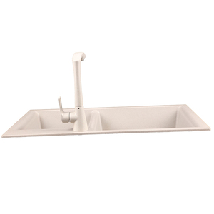 Évier de cuisine en pierre de Quartz fait à la main, de haute qualité, de différentes tailles - Product Image 5