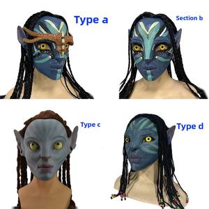 Disfraz de Cosplay de Avatar 3 con máscara de látex de elfo alienígena para hombres y mujeres para fiesta de carnaval o festividades de Pascua - Product Image 3