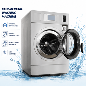 15kg Electric Coin Operated Commercial Washer Extractor Industrial Laundry <strong>Washing</strong> <strong>Machine</strong> Stainless Steel Hard Mount - Product Image 1