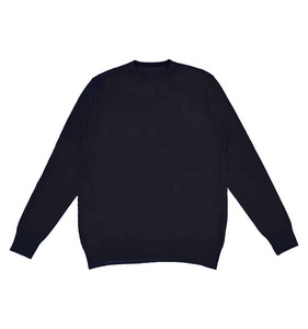 Argyle Pullover Sweater Cuello redondo Suéter de hombre Negro Azul Suéter de punto Fabricante personalizado - Product Image 2