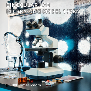 Microscope binoculaire composé optique 1600x, microscope biologique stéréo de laboratoire, instrument de laboratoire médical éducatif - Product Image 2