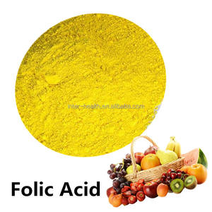 Suplemento alimenticio Materia prima Ácido Fólico Vitamina B9 a granel CAS 59-30-3 Polvo de ácido fólico - Product Image 3