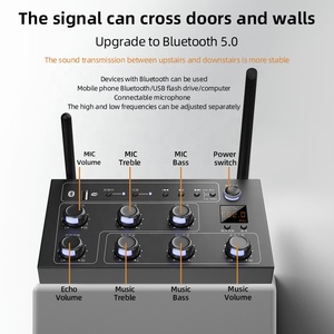 Bộ loa âm thanh không dây treo tường cho không gian thương mại, cửa hàng, phòng khiêu vũ, nhà hàng, phòng tập thể dục, phòng hội nghị - Product Image 4