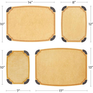 Tabla de Cortar de Madera de Pino Compuesta para Cocina, Tabla de Cortar con Patas Antideslizantes y Ranura para Jugos - Product Image 2
