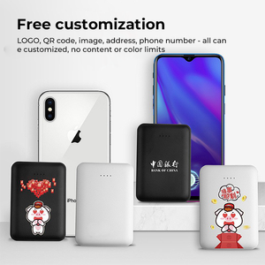 אישית <span class=keywords><strong>5000mah</strong></span> 10000mah mah כפול <span class=keywords><strong>usb</strong></span> pluable לוגו מותאם אישית בנק כוח נייד מיני עבור טלפון נייד - Product Image 3