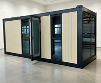 Maison conteneur moderne respirante à assemblage rapide pour bureau, chantier de construction, magasin temporaire, site touristique, kiosque de service