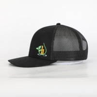 Venta al por mayor desgastada gorra de conductor de camión bordado personalizado parche Logo 6 paneles Vintage Hip Hop estilo gorra para los hombres para la playa