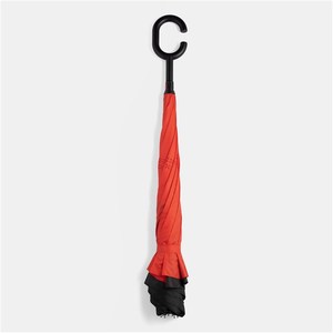 Logo Printing Bright Color Modern Pongee Advertising Umbrella with Long Handle Manual Open Straight Design for Company Gift