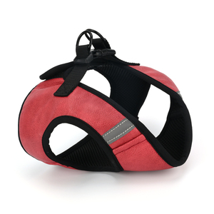 Harness Hewan Peliharaan Musim Dingin PU Polyester dengan Penutup Gesper untuk Anjing dan Kucing - Product Image 1
