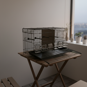 <span class=keywords><strong>Cage</strong></span> à oiseaux pliable de haute qualité pour perroquets, <span class=keywords><strong>cage</strong></span> de reproduction en métal fabriquée en fil durable pour petits animaux - Product Image 4
