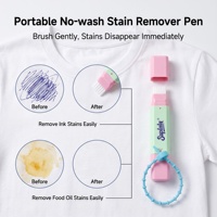 Stylo détachant non toxique SUPLALA GK0004 pour uniformes scolaires et vêtements d'enfants, 15-30% d'ingrédients actifs, portable