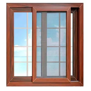 Aluminum Windows Arched Commercial Double Glass Vertical Aluminum Sliding French Type Aluminum Windows Arched Commercial With