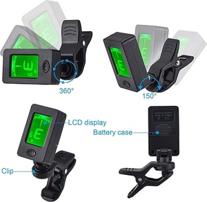 Afinador Automático con Cejilla y Soporte al por Mayor para Guitarra, Violín, Bajo y <span class=keywords><strong>Ukelele</strong></span> - Product Image 2