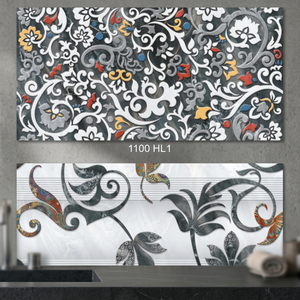 Prix d'usine indien 12x24 pouces Digital 300x600mm Glossy Glazed Designer 30x60cm Carreaux de mur en céramique du fournisseur indien - Product Image 1