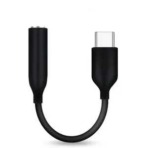Adattatore per cavo Audio AUX da tipo C a 3.5mm con auricolare Jack <span class=keywords><strong>3.5</strong></span> giacca in PVC compatibile per tutti i telefoni cellulari - Product Image 3