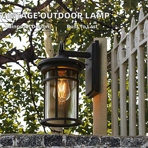 Vintage LED Aluminum Wall Lamp Outdoor Waterproof IP65 Wall-Mounted Balcony <b>Corridor</b> Villa Sconces Door <b>Light</b> - Product Image 2