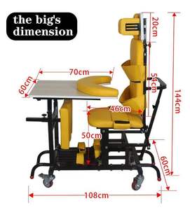 Estructura de Soporte para Piezas Inferiores del Cuerpo, para Atrofia Muscular, Entrenamiento de Fuerza Muscular, Dispositivo de Corrección por Tracción para Personas que No Pueden Caminar de Pie - Product Image 3