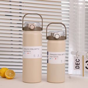 Boacup Stainless Steel Water Bottle Large Capacity Insulated With Handle For Outdoor Camping - Product Image 3