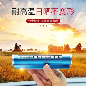 Metal Roller Number Temporary Parking Sign 23x8x5 With Window Breaker Phone Holder Car Accessory - Product Image 1