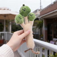 Porte-clés peluche douce personnalisée en forme de piment, 10 cm, pour machine à griffes, modèle végétal