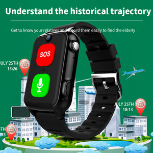 Bracelet intelligent GPS 4G pour personnes âgées, historique de localisation 850mAh 60 jours, SOS Geo-Fence Anti-Lost, caméra version globale <span class=keywords><strong>montre</strong></span> intelligente - Product Image 5