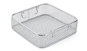 Custom-made Stainless Steel 304 316 316L Instrument Tray And Woven Wire Mesh Baskets Sterilization Tray Disinfection Basket
