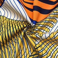 Venta al por mayor de tela africana estampada con cera, diseño de cera, 100% algodón