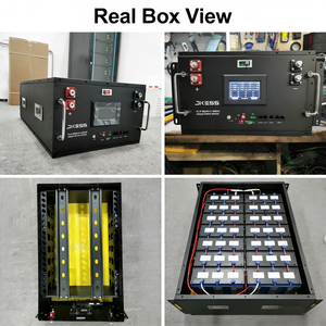 Boîtier de batterie LiFePO4 48V 280Ah pour kits de stockage d'énergie solaire DIY, avec BMS JK V19 200A et écran 4,3 pouces - Product Image 6