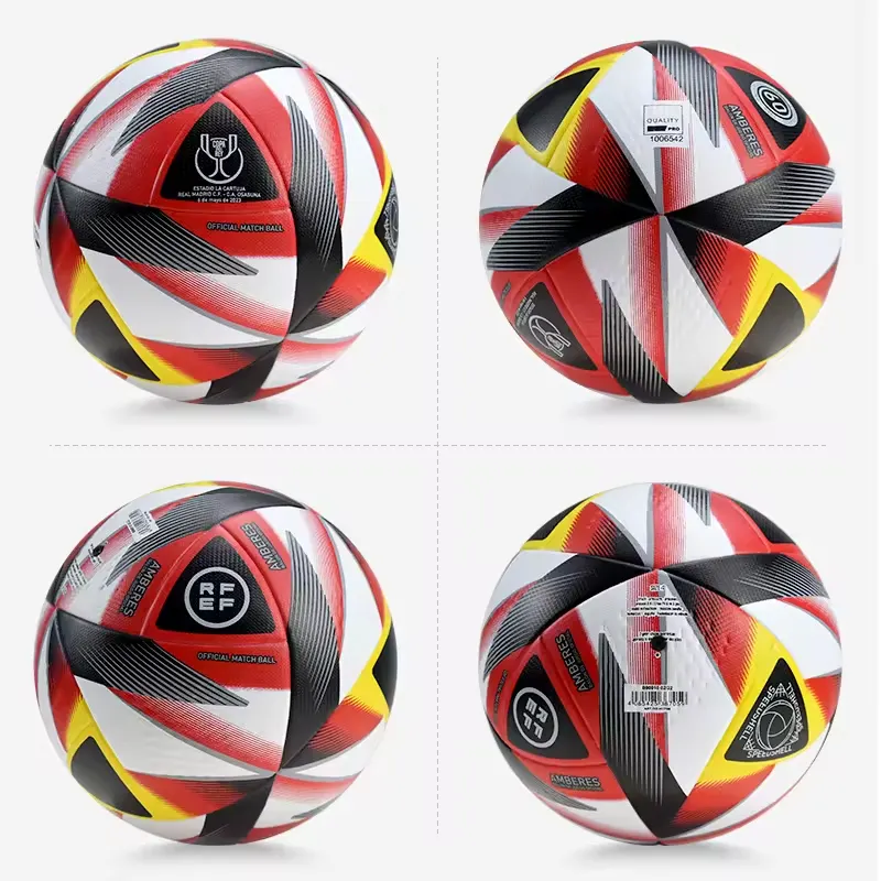 Ultimate Performance Soccer Ball - New Design   New Style - High Quality PU Material - Size 5 - Pro Player Training Soccer Ball