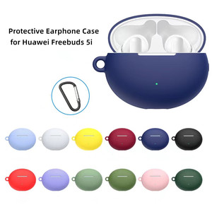 Funda Protectora de Silicona para Auriculares Inalámbricos <span class=keywords><strong>Huawei</strong></span> <span class=keywords><strong>Freebuds</strong></span> <span class=keywords><strong>5i</strong></span>, con Llavero, Novedad de 2022 - Product Image 6