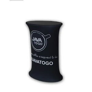 ポータブルプロモーション折りたたみテーブルカスタムポップアップファブリックカウンタートレードショー表彰台展示会用 - Product Image 6