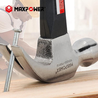 Marteau à griffes MAXPOWER pour échafaudage, outil d'entretien, 8oz 16oz