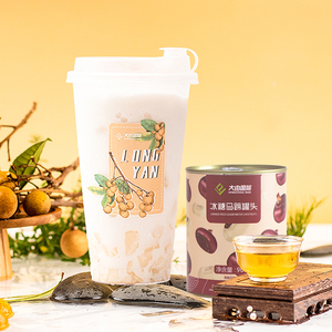 Té de burbujas masticable suave Ingrediente de té de leche instantáneo con semillas de loto trituradas enlatadas Gránulos de sabor a fruta empaquetados en caja - Product Image 3