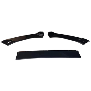 SD nero lucido VW <span class=keywords><strong>Golf</strong></span> <span class=keywords><strong>6</strong></span> paraurti con labbro anteriore nuovo Set da 3 pezzi con installazione autoadesiva sconto alla rinfusa disponibile ampio Stock - Product Image 2