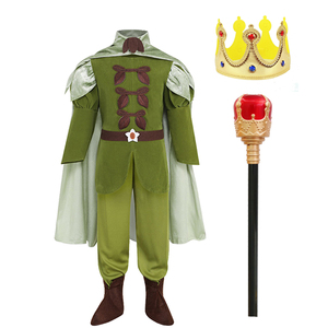 Disfraz <span class=keywords><strong>de</strong></span> <span class=keywords><strong>Príncipe</strong></span> Rana para Niño, Actuación en Escenario, Día del Niño, Cuento <span class=keywords><strong>de</strong></span> Hadas, Traje <span class=keywords><strong>de</strong></span> <span class=keywords><strong>Príncipe</strong></span> con Capa para Halloween, <span class=keywords><strong>Personajes</strong></span> <span class=keywords><strong>de</strong></span> Televisión - Product Image 4
