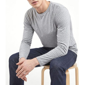 Wholesale New Design OEM Breathable Quick Dry Men T Shirt <b>Top</b> Manufacturer High Quality Round Neck <b>Long</b> <b>Sleeve</b> T Shirt - Product Image 5