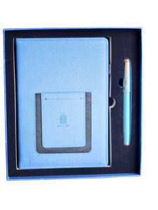 Cuaderno de bolsillo móvil personalizado, juegos de regalos corporativos 2 3 4 en 1, promoción de oficina, agenda de papelería de cuero PU reciclado ecológico - Product Image 5