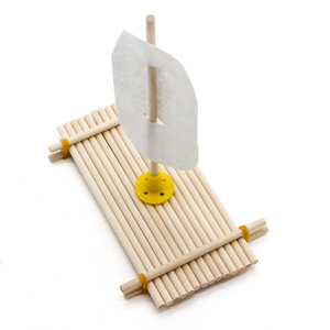 Kit educativo DIY de balsa de bambú simple para experimentos científicos y enseñanza en el aula - Product Image 3