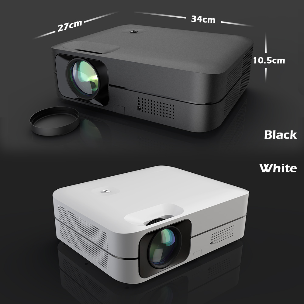 Super High Brightness Home Projector 1920*1080P 400 ANSI Lumens LC Projector for Hotel