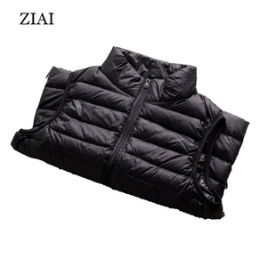 Chaleco Corto para <span class=keywords><strong>Mujer</strong></span>, Ligero y Cálido para Invierno, Chaqueta Exterior Delgada de Algodón - Product Image 6