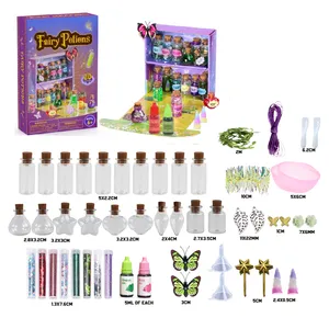 20本のボトルが付いている妖精のポリジュースポーションキット魔法のポーション女の子のための創造的な工芸品のおもちゃ妖精のポーションキット