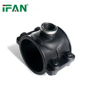 IFAN Factory Plastic Plumbing Conduit Saddle Clip 63Mm Pp Pe Hdpe Adapter Saddle Clamps