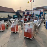 PE/PP/ABS/PVC/plastik daur ulang PET mesin pelletisasi butiran industri manufaktur produksi