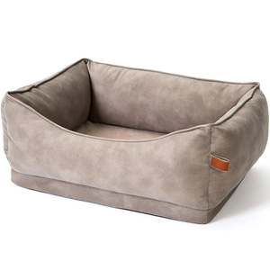 2022 Bestseller Hochwertiges Wasserdichtes Leder Komfortables Kleines Haustier-Bett Hunde- und Katzenhöhle - Product Image 4