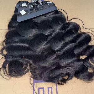 Lot de Cheveux Indiens Bruts, Cheveux Bouclés Vietnamiens Birmans, Tissage Humain à Tresser, Fermeture en Dentelle HD, Frontal, Extensions Adhésives, Cheveux en Vrac, <span class=keywords><strong>Blond</strong></span> 613 - Product Image 3