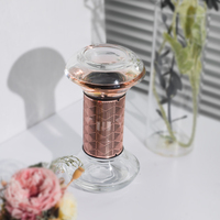 Diffuseur d'huiles essentielles de luxe personnalisé en verre, lampe catalytique parfumée longue durée, écologique et sans alcool pour