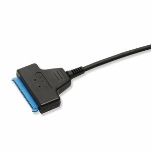 สายอะแดปเตอร์ฮาร์ดไดรฟ์ USB 3.0 SATA สายอะแดปเตอร์สำหรับ2.5นิ้ว SSD และ HDD รองรับ UASP 9นิ้วสีดำ - Product Image 2