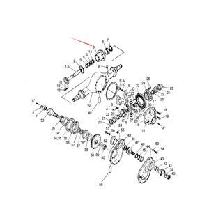 Eje de Transmisión Delantero de Acero Daewoo Doosan K601R5281 para Montacargas Diésel 11-16T, Repuesto para Reparación - Product Image 2